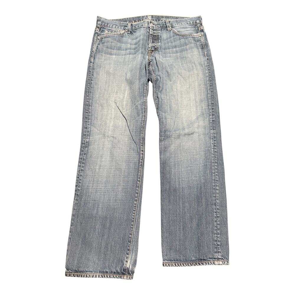 7 For All Mankind Standard Straight Button Fly Jeans, Medium Wash, Men's 36x30